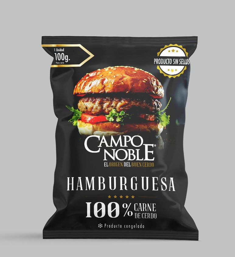 Caja Hamburguesa 40 unidades