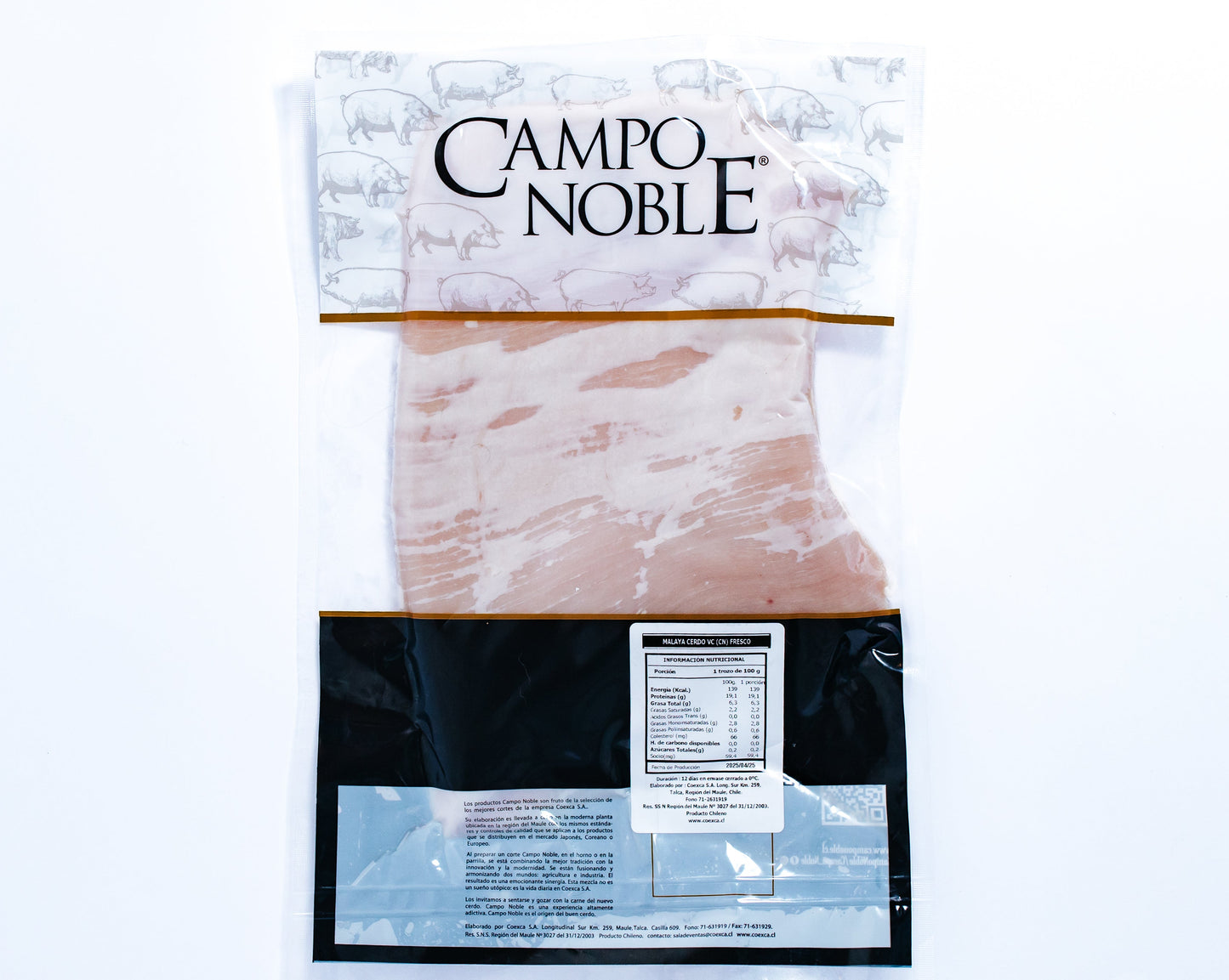 Caja Malaya al vacío.